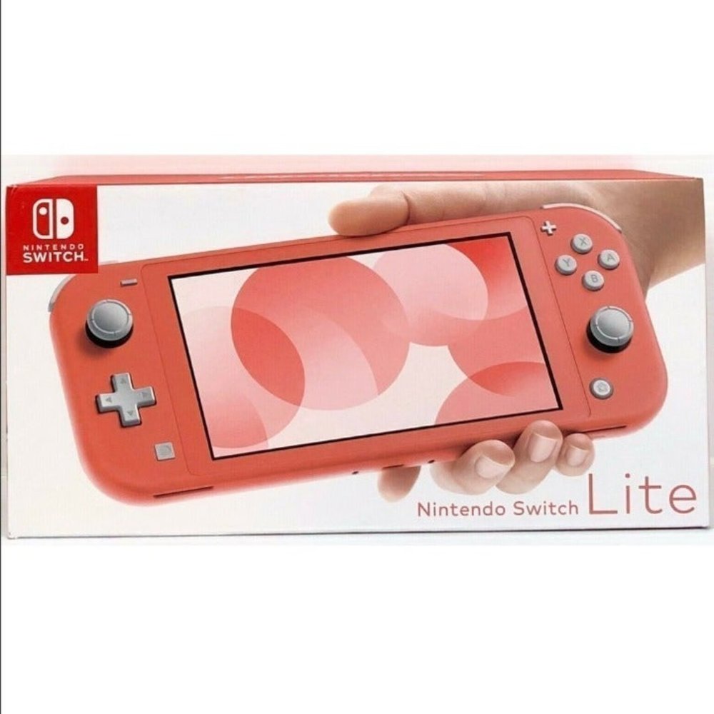 Nintendo Switch Lite Console Coral Pink NEW Sealed